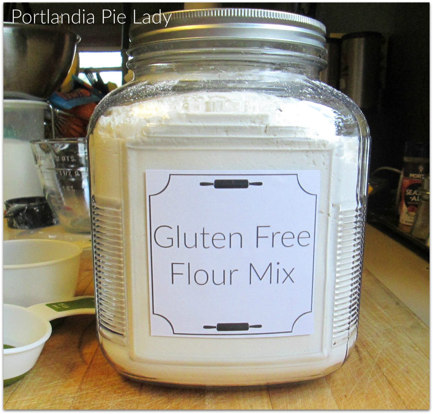 Gluten Free Flour Mix works like magic in making gluten free pie crust. You won't be missing out on a single pie ever again!