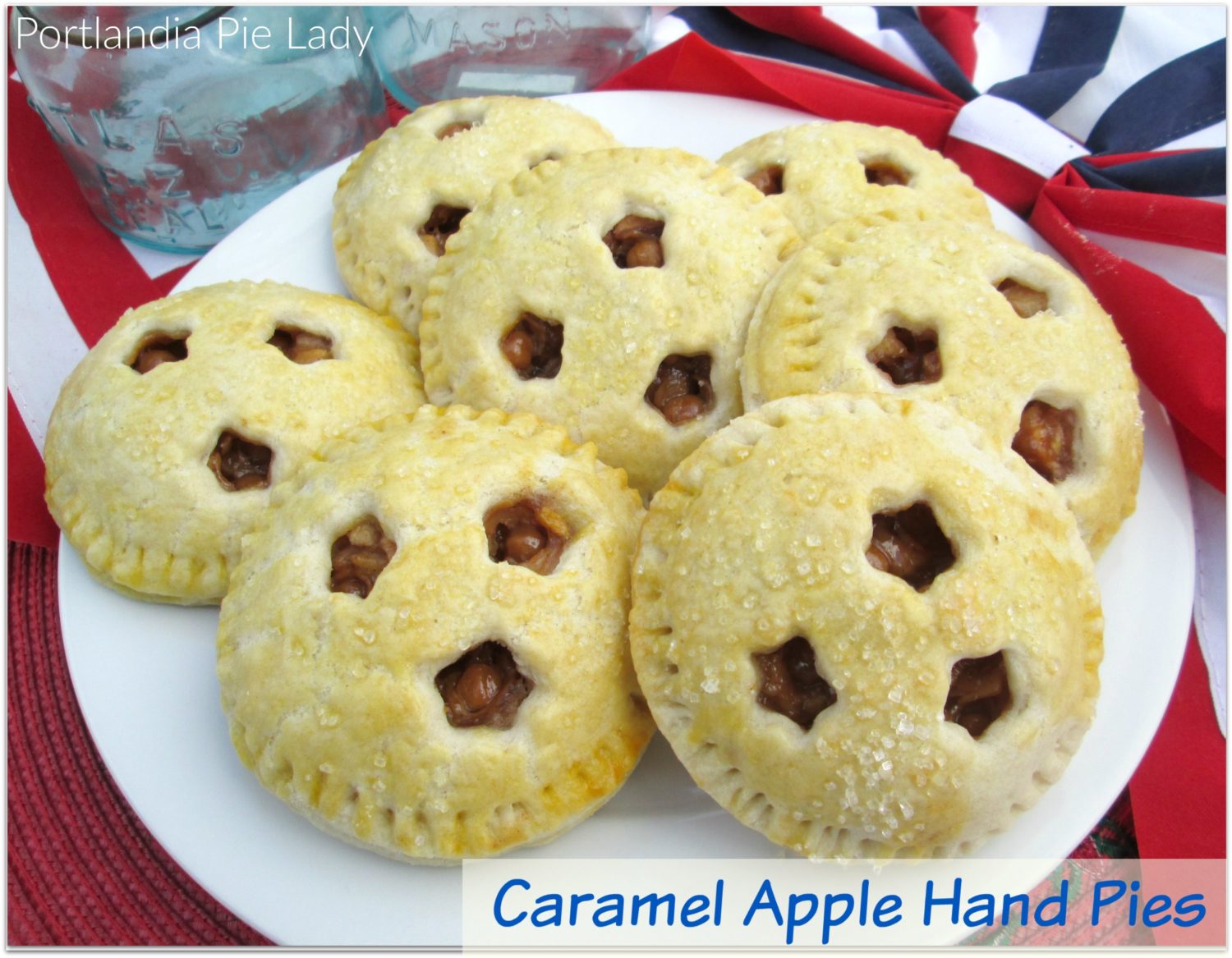 Caramel Apple Hand Pies a.k.a. Nature's Candy. Tart apples with melty caramel bits baked into buttery flaky crust, no forks needed!