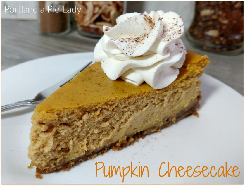 Pumpkin Cheesecake: Creamy smooth with the perfect amount of spice that livens up and brings out that pumpkin pie-type-taste combined with decadent cheesecake we all love!
