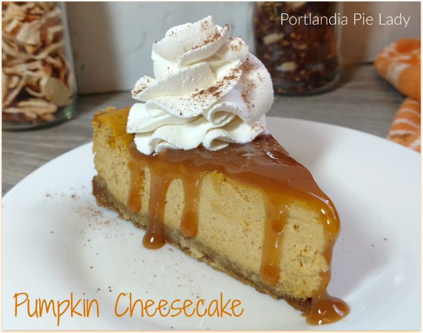 Pumpkin Cheesecake: Creamy smooth with the perfect amount of spice that livens up and brings out that pumpkin pie-type-taste combined with decadent cheesecake we all love!