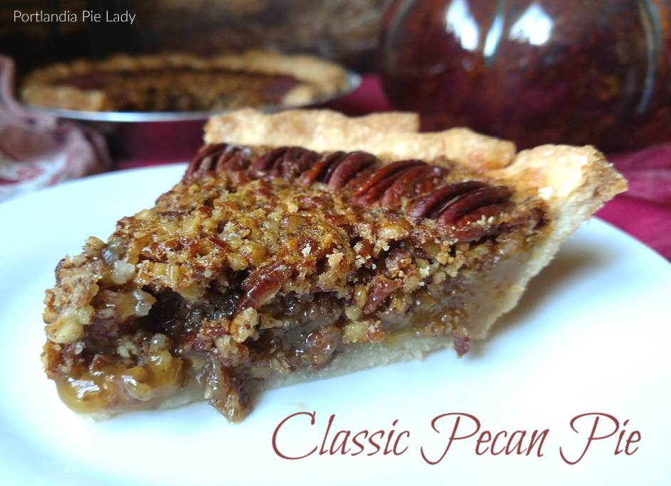 Pecan pie with a pinch of spice livens up this buttery delicious filling with a healthy amount of chopped pecans in every single bite.