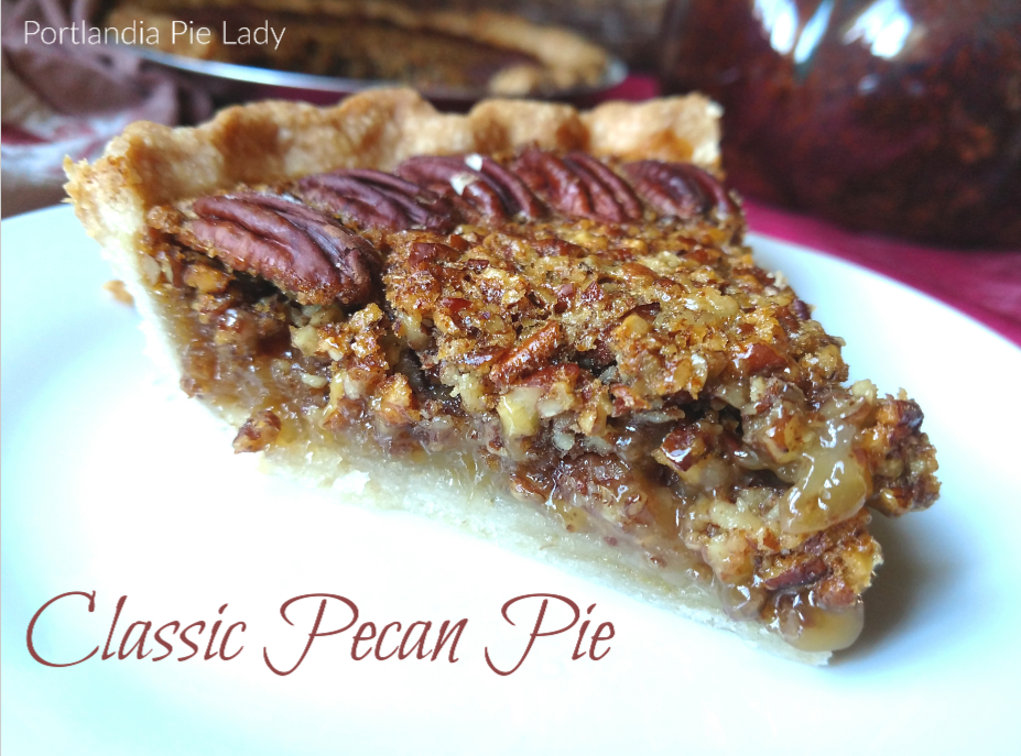 Pecan pie with a pinch of spice livens up this buttery delicious filling with a healthy amount of chopped pecans in every single bite.