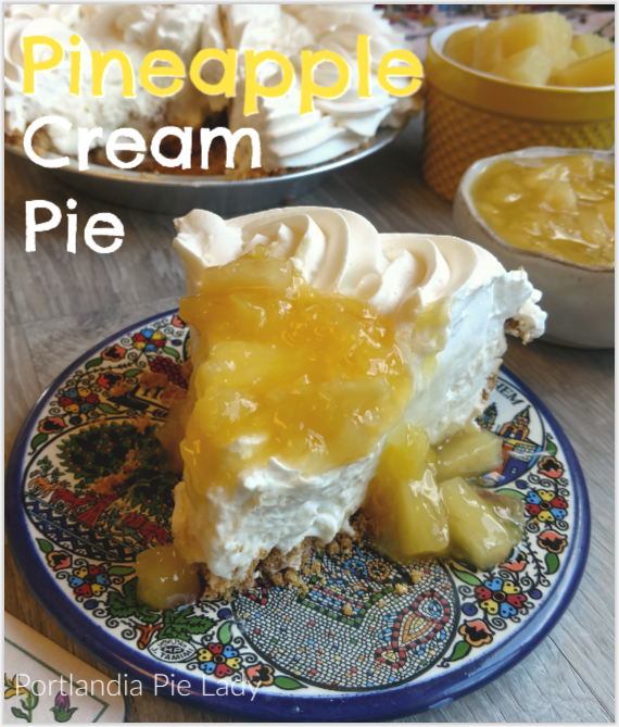 Bring in spring with Pineapple Cream Pie; super creamy & lightly sweetened, topped with a homemade Pineapple Sundae Sauce that will have you singing the Song of the Islands with every bite. 