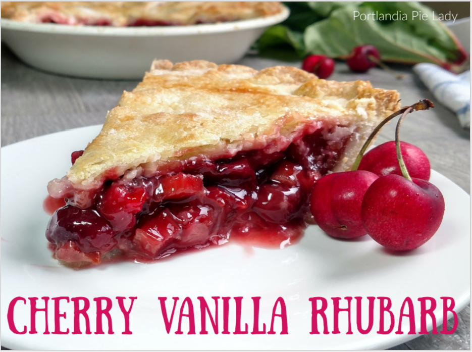 Cherry Vanilla anything is super tasty, but add in some rhubarb and it's superb!  Sweet and tart with a vanilla chaser, fruiti-licious! 