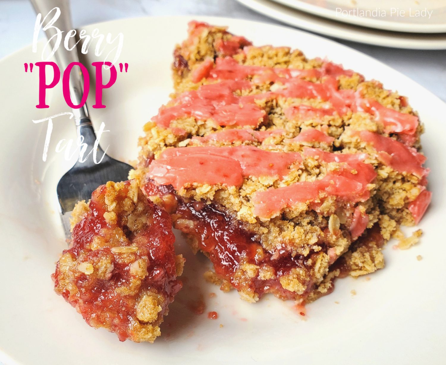 Berry POP Tart: It's BERRY season! Kick off summer with a fresh and fruity berry brown-sugar shortbread tart, filled with your favorite jam or pre-cooked pie filling, very berry-licious!