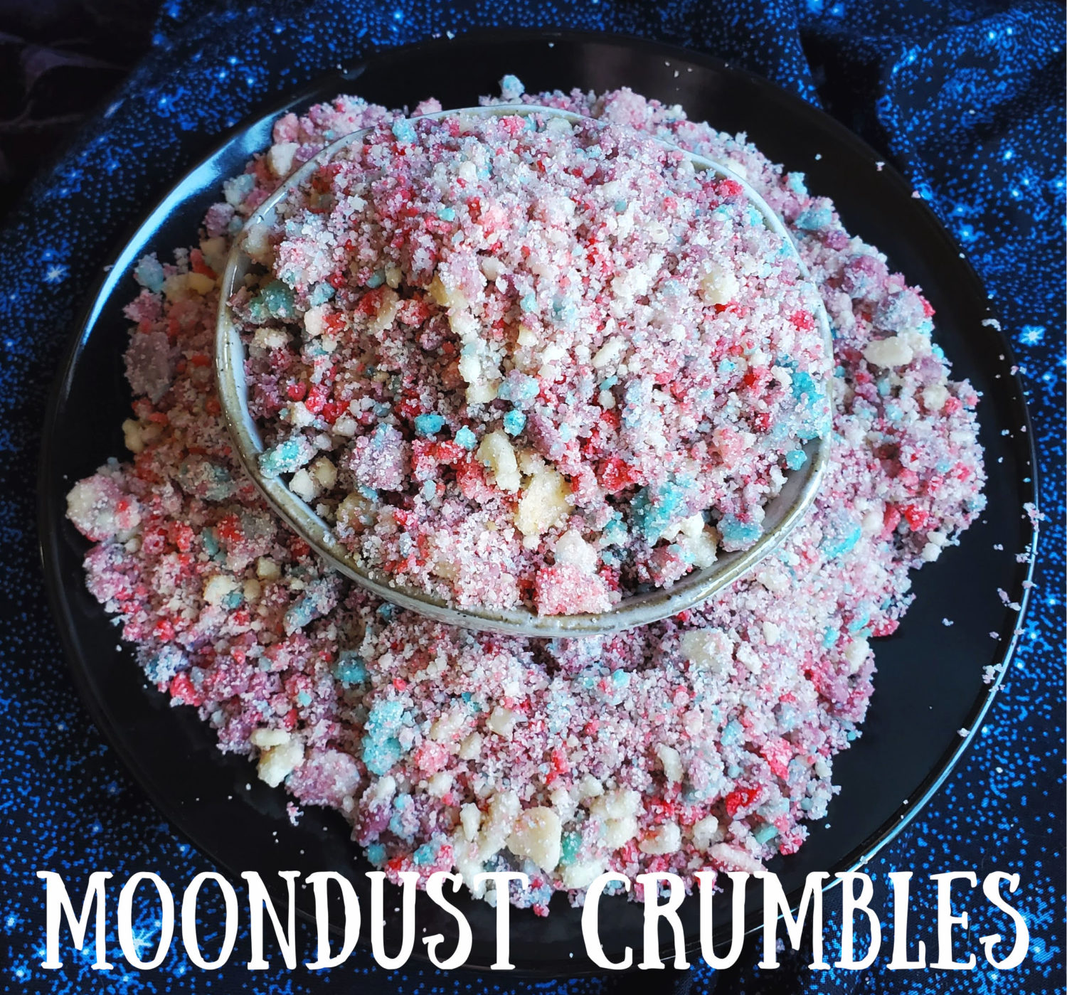 Moondust Crumbles: Homemade fruity moondust crumbles.  