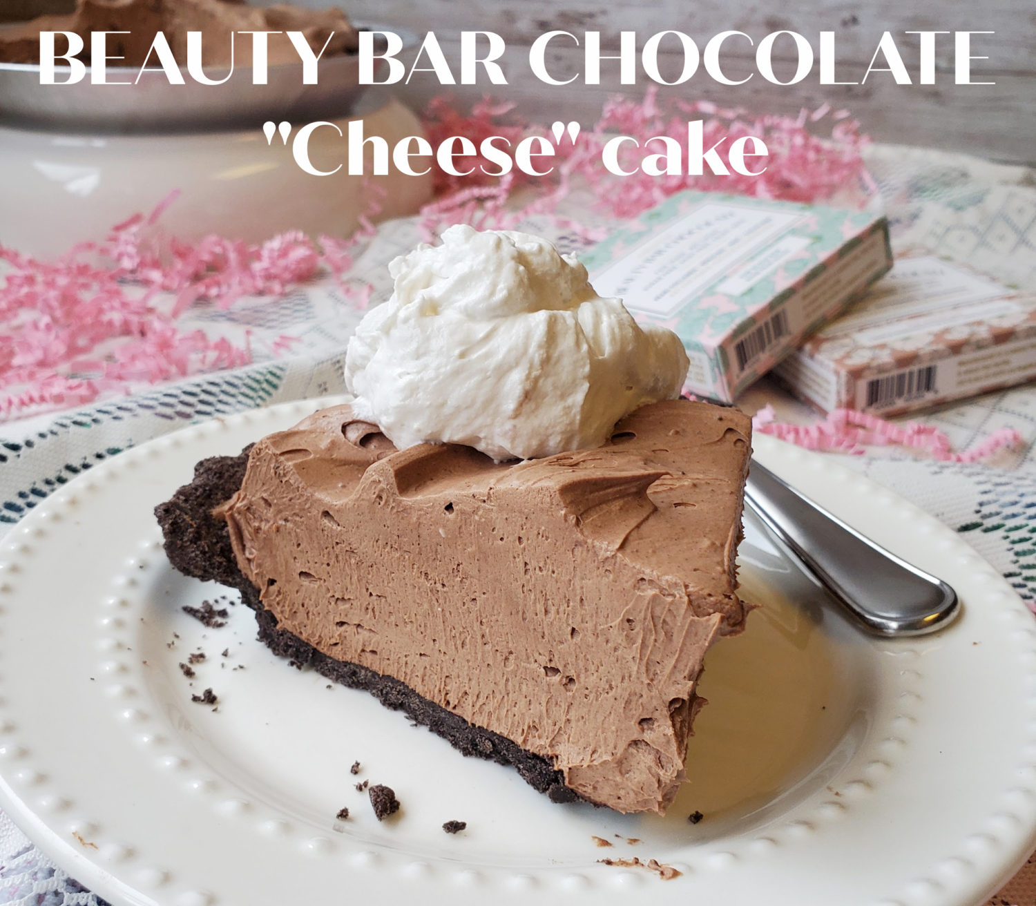 Beauty Bar Chocolate "Cheese" cake: so creamy & delicious it's hard to believe it's vegan, gluten-free, & good for your skin!