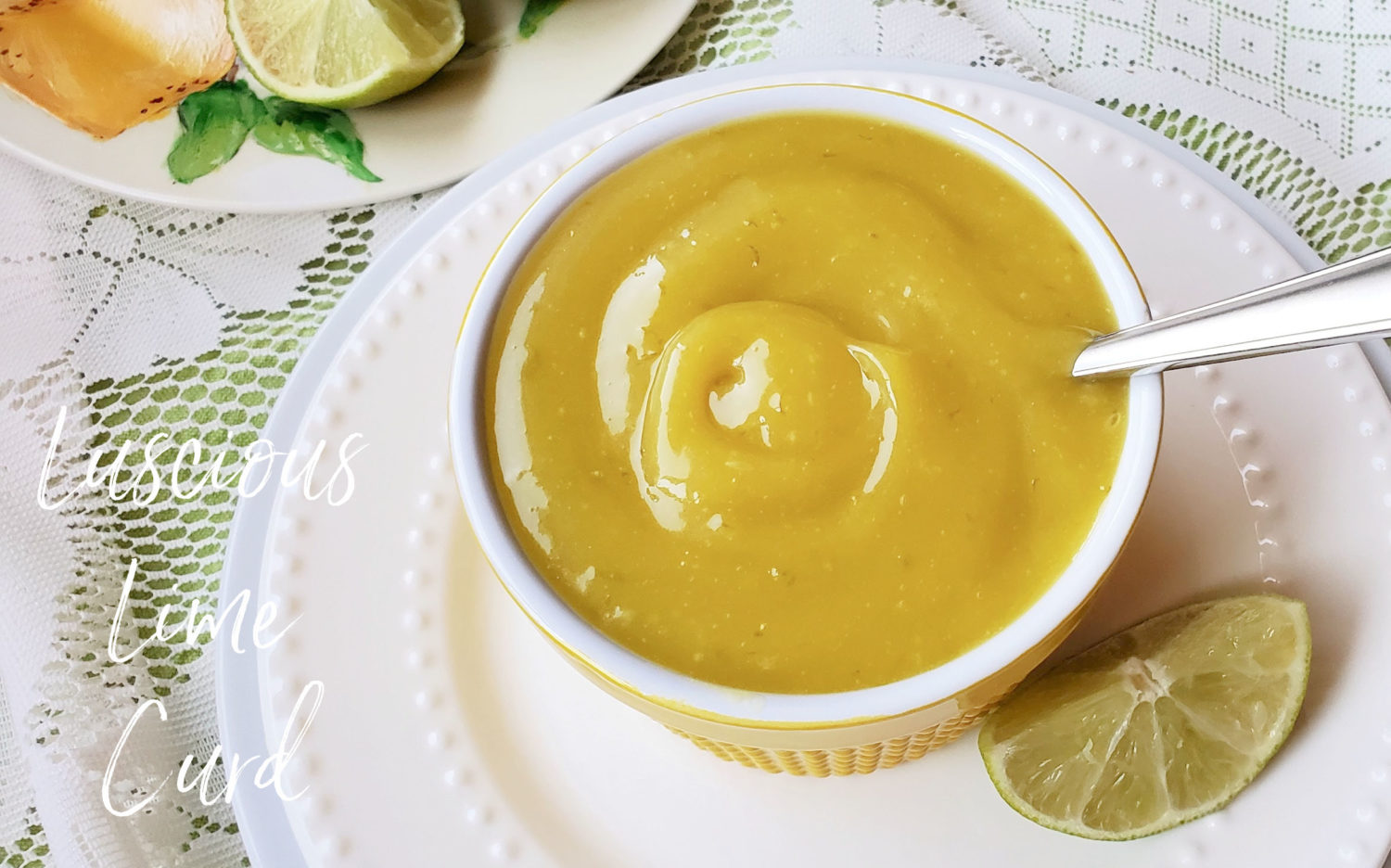 Luscious Lime Curd: A simple curd recipe that's fantabulous in tarts, yogurts, meringue cookies, pavlova & of course pies. 