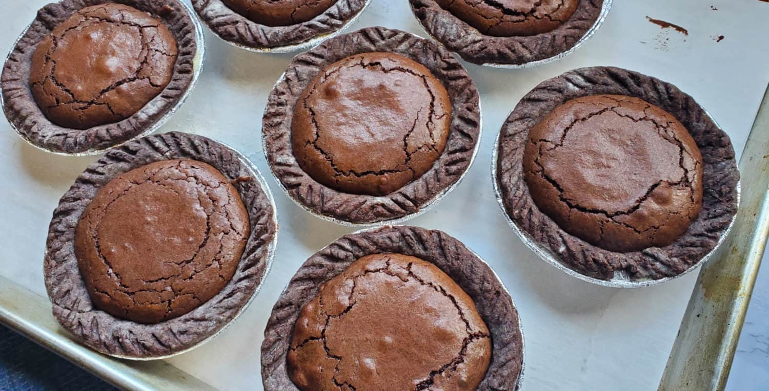 Mini Mississippi Mud Pies - Portlandia Pie Lady