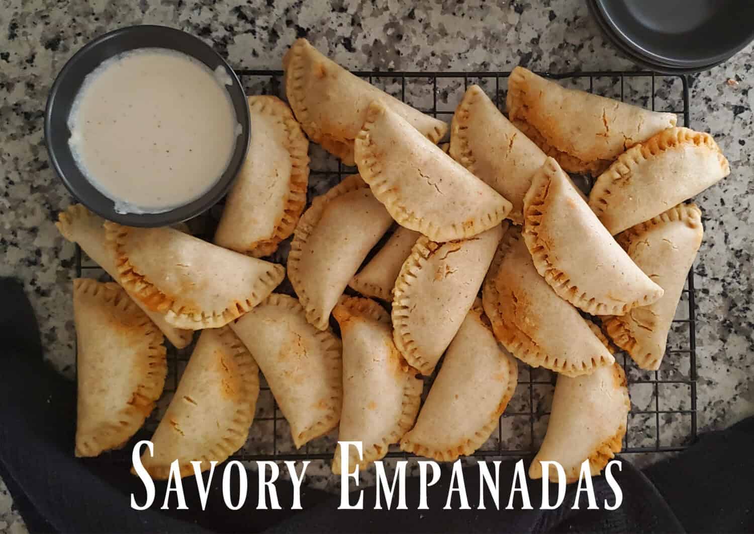 Savory Empanadas: Shredded pork & chorizo, garlic, onions and seasonings. Great for snacks, dinner, game day or any Mexicana feast!