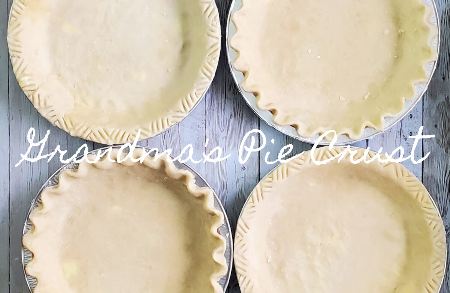 Grandma's Pie Crust; The flakiest baked pie crust with the perfect fat to flour ratio, and tips straight from my Grandma to you.