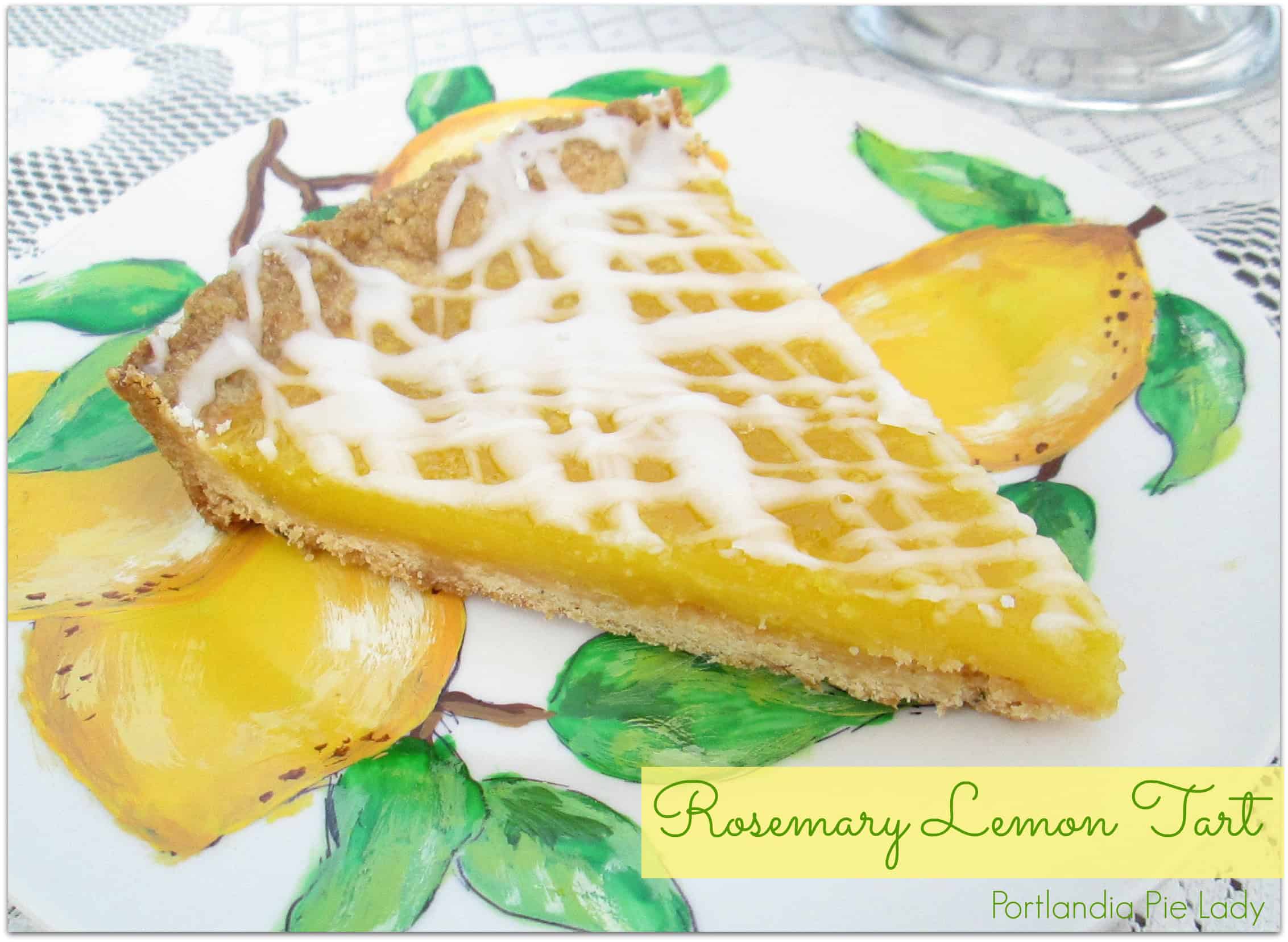 Rosemary Lemon Tart