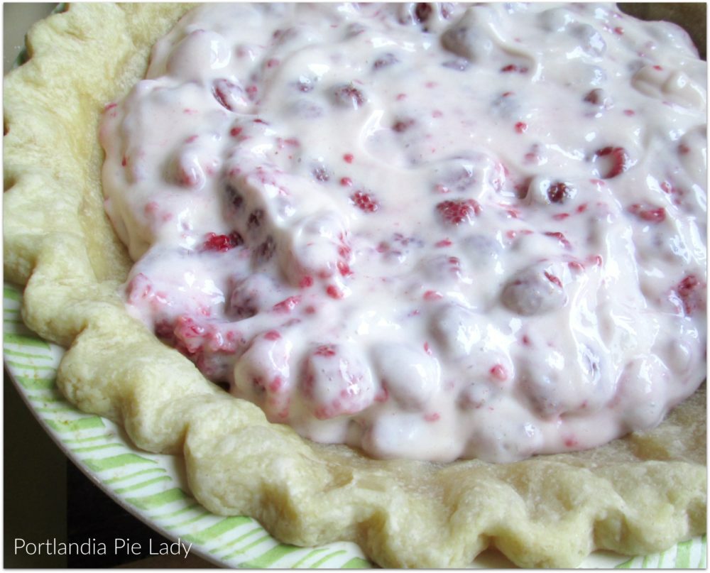 Raspberry Cream Pie - Portlandia Pie Lady