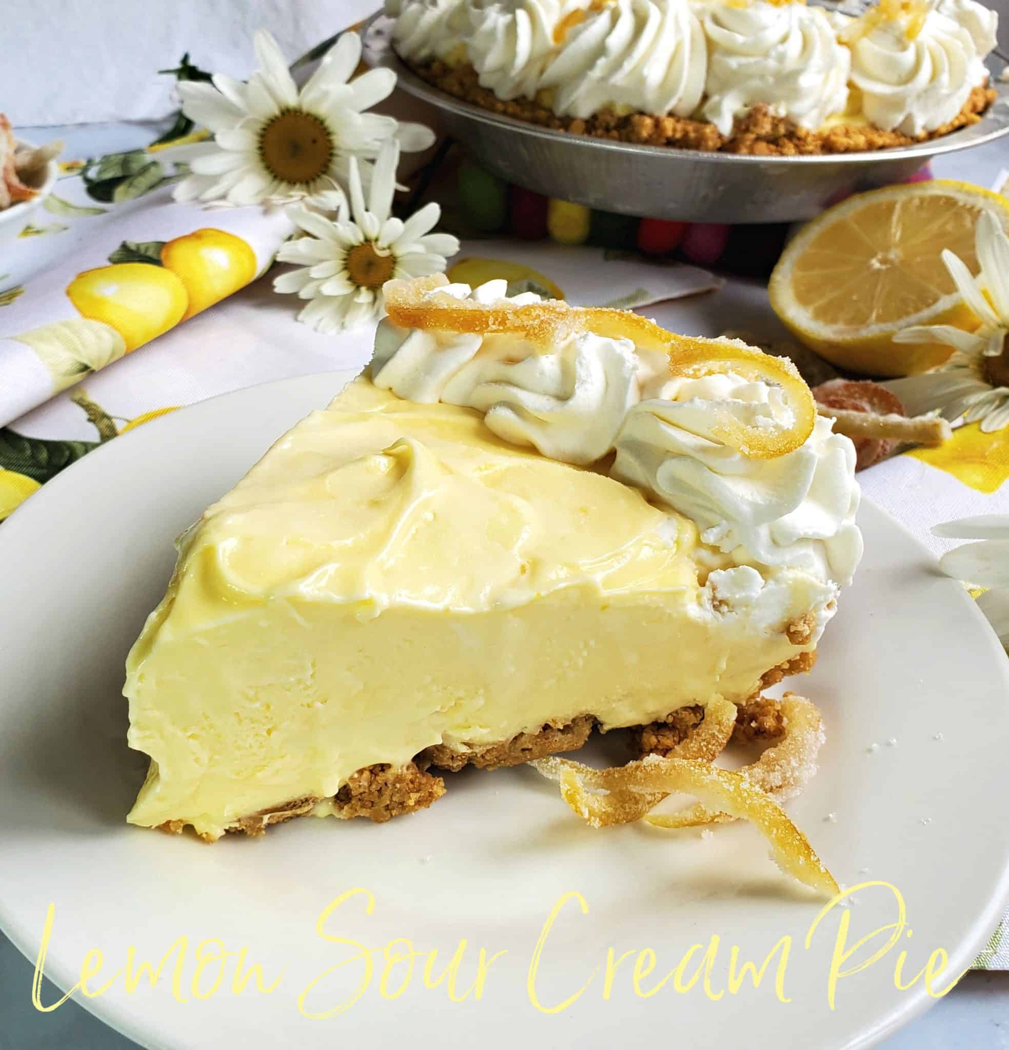 Lemon Sour Cream Pie Portlandia Pie Lady