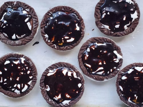 Mini Mississippi Mud Pies - Portlandia Pie Lady
