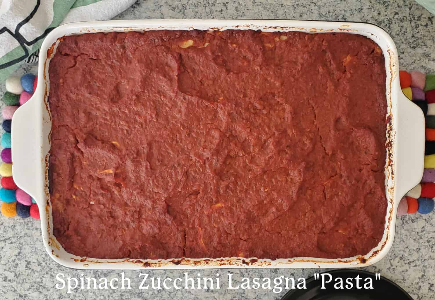 Spinach Zucchini Lasagna Pasta Sheets are the supreme substitute for lasagna pasta. Flavored with spinach, basil, garlic, and parmesan in layers of ricotta, Italian sausage pasta sauce, and fresh mozzarella!