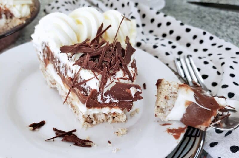 Possum Cream Pie with Pecan Shortbread Crust