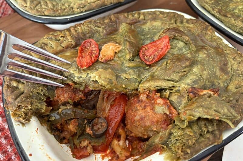 Italian Meatball Pie