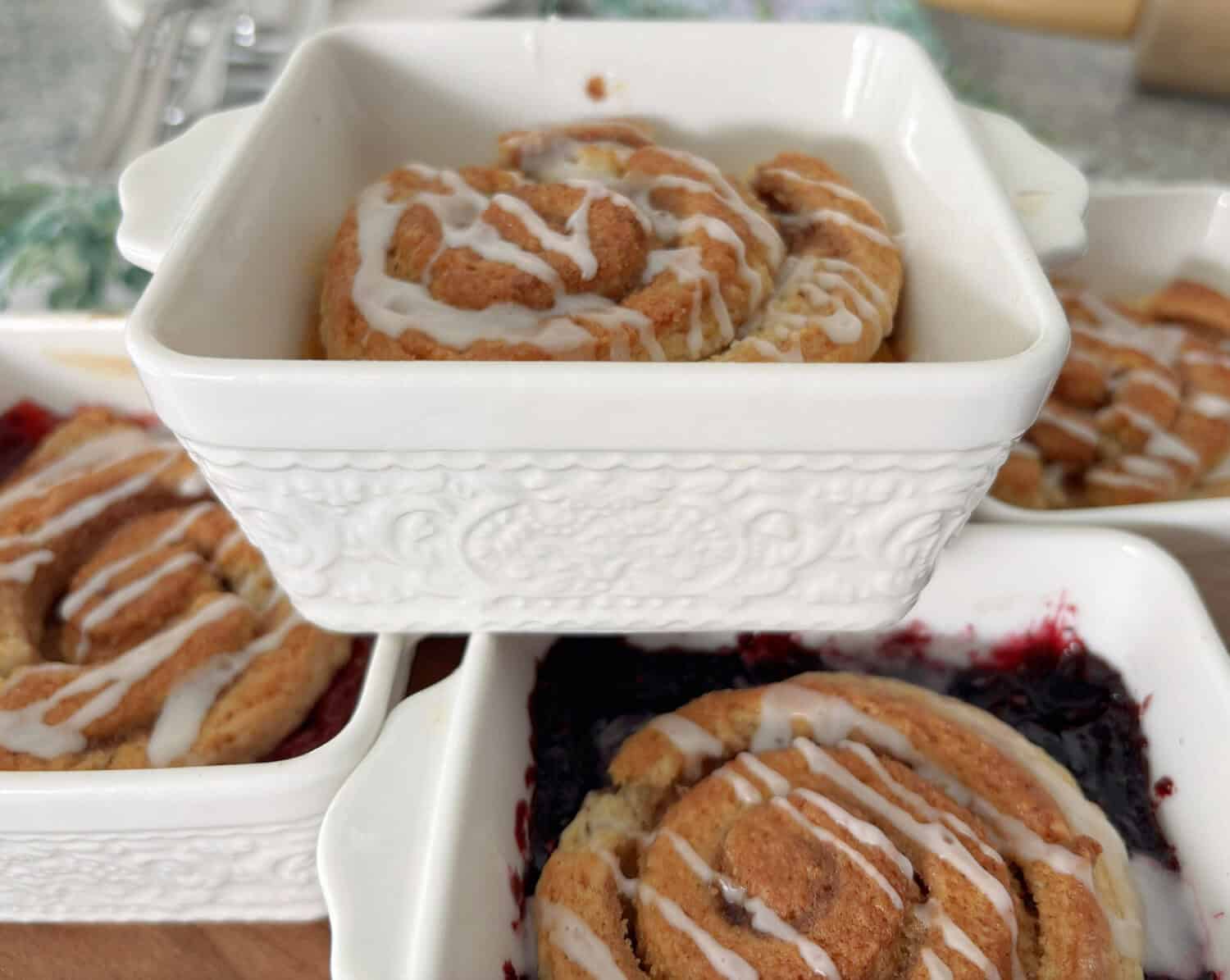 Pie Roll Scobbler is the quintessential culmination of Pie + Cinnamon Roll + Scone + Cobbler, with homemade (or ready made) pie filling.